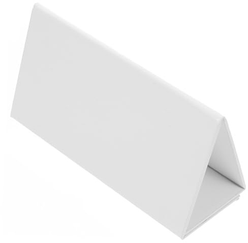 Healifty Erasable Tent Card Table Place Card Foldable Name Plate for Office Classroom Dining Table Display Small with Magnetic Folding Stand