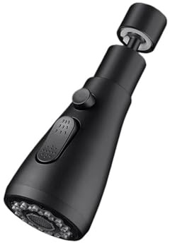 Doccetta Per Lavandino Universal 720° Rotating Faucet Extender Aerator Splash-Proof Filter