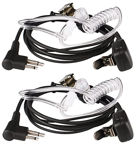 Retevis Walkie-Talkie, 2-polig, Akustikschlauch, kompatibel mit Motorola DP1400 CP040 GP68 GP88 GP300 CT150 Pro1150 HYT TC-500 TC-600 Walkie-Talkies (2 Stück)