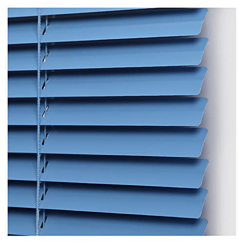 HWF Jalousien Blau Jalousien aus Aluminium 60cm/80cm/100cm/120cm/140cm breit, Lichtfilterung Horizontale Jalousien für Zuhause/Büro, Size : 140x260cm(55.1x102.4)