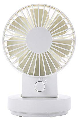 KANKOO Ventilador USB Mini Ventilador De Mesa Tranquilo, Ventilador de Escritorio Pequeño Ventilador de Mesa Gran Ventilador de Escritorio White