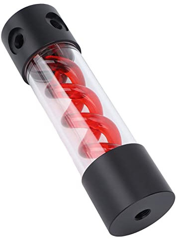 PC Water Cooler Tank, G1/4 Thread Reservoir Water Cooling Acrylic Material 200mm Total Length for Computer for Pc