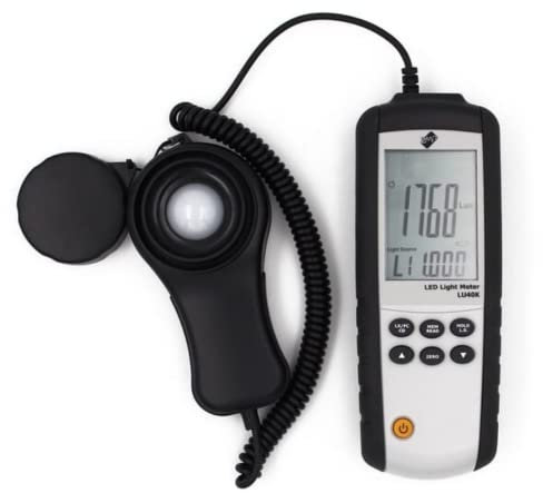 2MP - Luxmètre Digital Professionnel Polyvalent - luxmètre pour intérieur ou extérieur - Plusieurs Sources de lumières - Mesure jusqu'à 400.000 lux - précision de ±3% - Marque française