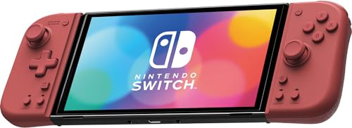 Hori Split Pad Compact (Rojo melocotón), Nintendo Switch