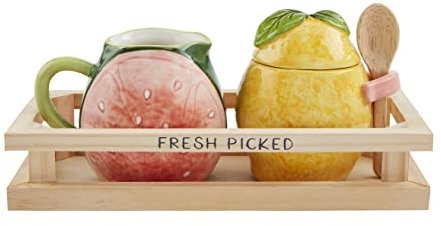 Mud Pie Obstcreme und Zucker Set