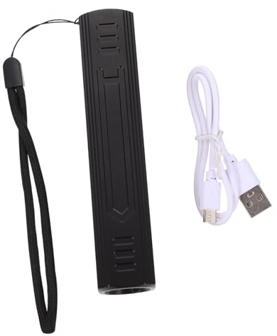 DOITOOL Torcia Ultravioletta 365nm Ricaricabile USB 3w Ipx45 Nera