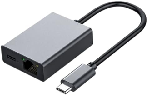FYOBOT para TV 4K Adaptador de Base USB USB C Ethernet Adaptador USB C una Ethernet Soporte Plug y Play Carga PD