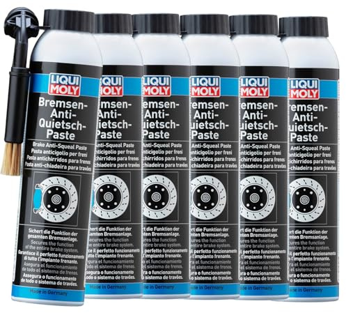 6x 200ml LIQUI MOLY Bremsen-Anti-Quietsch-Paste Bremsenpaste Pinseldose