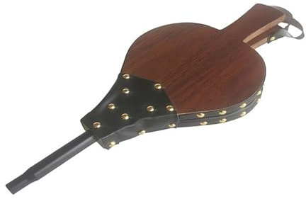 Fuoco di legno Hellow - soffiatore d'aria portatile per barbecue, soffietto per | Ventilatore a legna Woodstove manuale per la casa potente, ventilatore per stufa per aeronauta barbecue a