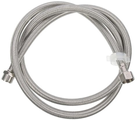 SHINEOFI Tubo Flessibile Per Lavatrice in Acciaio Inossidabile Filettatura Da Resistente e Sicuro Per Alimentazione Idrica