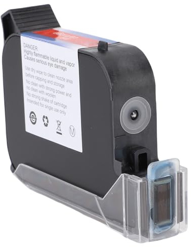 ciciglow 42 ML Black Rapide Solvant à Sec Solvant Remplacement de la Cartouche, 12,7 Mm Imprimante à Jet d'encre Cartouche d'encre pour Ordinateur de Poche