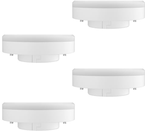 ORALUCE GX53 LED Bulbs, 6W=50W, Warm White 2700K, 556LM, Pack of 4