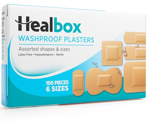 Healbox Washproof Assorted Plasters - Pack of 100