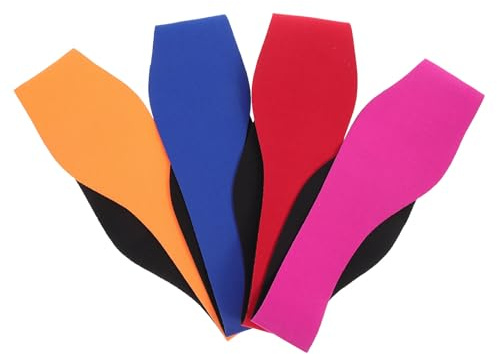 ORFOFE Swimming Ear Protector Headbands 4pcs Waterproof Showering and Diving Ear Bands for Unisex Swimmers Moldable Fit Comfortable for Bathing and Water Sports