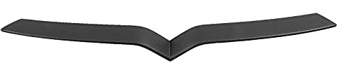 Copertura Modanatura Griglia Anteriore, Striscia Adesiva In Fibra Di Carbonio Secca, Nero Per Model X 2016-2021 - Protezione E Stile Elegante, Facile Da Installare Senza