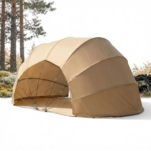 Cochera Plegable Semi-Automática Retráctil, Garaje Portátil 5,6x2,5x2,6m, Lona Oxford Impermeable y Resistente, Carpa de Estacionamiento para Exterior, Jardín, Camping, para Coches y Motos
