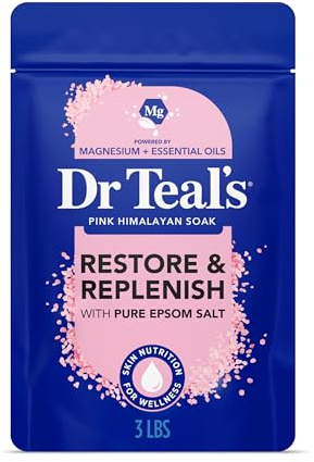 Dr Blaugrün 's Wiederherstellung & Replenish Pure Epsom Salz & ätherischen Ölen Rosa Himalaya-Mineral Einweichen 48 Oz