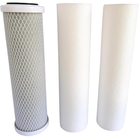 Kit per osmosi inversa cartucce cartuccia filtrante carbonio 3, 2 e 1 attivato