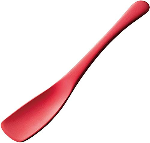 Todye 1400355 Ice Cream Spoon, Easy to Scoop, Aluminum Ice Cream Spoon, Made in Japan, Red, Made in Japan