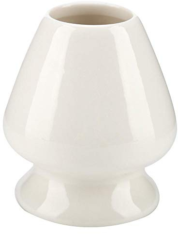 1 pc fouet stand matcha fouet stand support en ceramique pour bambou matcha chasen pour accessoires de service the(blanc)