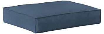 chilly pilley Palettenkissen Sitzkissen Gartenkissen Palettenpolster Palettenauflage Sitz Sofaskissen Garten Kissen Abnehmbar Waschbar Keder Naht (80x80x10, Blau)