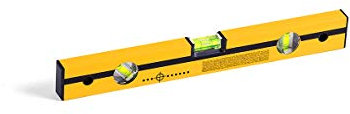 HARDY WORKING TOOLS Niveaux à bulle, libellule horizontale, verticale, angulaire, longueur 40cm, série 42, jaune, A0730-420400