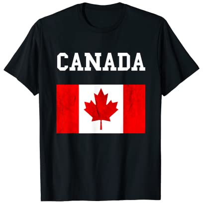 Canada Bandiera Canada Bandiera Canadese Radici Maglietta