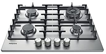 Hotpoint Gas PPH 60G DF IX UK Hob - Stainless Steel Inox