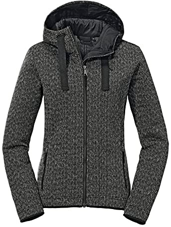 Schöffel Damen Fleece Hoody Aurora L, weicher Fleece Pullover aus elastischem Super Warm Fleece, atmungsaktiver Hoodie mit Stretch