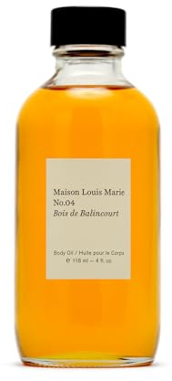 Maison Louis Marie - No.04 Bois de Balincourt Natural Body Oil | Luxury Clean Beauty + Non-Toxic Fragrance (4 fl oz | 118 ml)