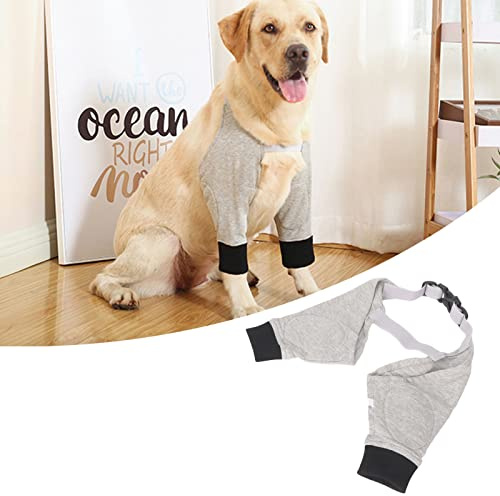 Tnfeeon Protector de Codo para Perro, Articulación de Rodilla para Mascota, Rodillera, Abrazadera para Pierna, Articulación de Perro Cubierta de Protección Cálida (M)
