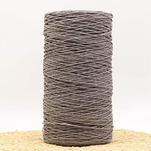 KEBOOT 460 g Sommer Bast Stroh Natürliches Stricken Häkeln Strickwolle Garn Hüte Taschen Körbe Garn für Handstrickzubehör