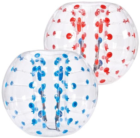 VEVOR 2-Pack 5FT/1.5M Inflatable Bumper Balls for Teen & Adult, 0.8mm Thick PVC, 59.1 Inch Diameter, 265 lbs Weight Limit