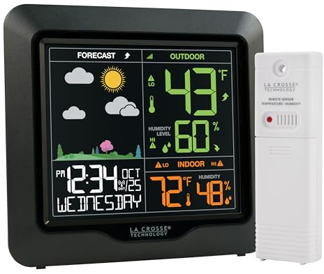 La Crosse Technology Station de prévision des couleurs sans fil L78571