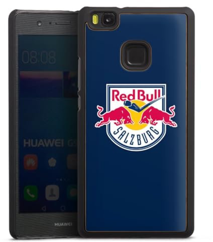 DeinDesign Holz Case kompatibel mit Huawei P9 Lite (2016) Walnuss Handyhülle Echtholz Hülle EC Red Bull Salzburg Offizielles Lizenzprodukt Eishockey