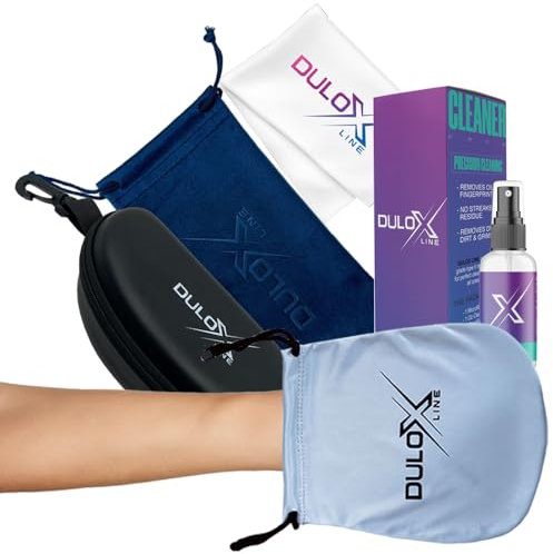 Kit Limpiador Pantallas TFT y LCD Coche – Spray 30ml + Gamuza 18x18cm + Estuche + Funda + Manopla – Limpieza Pantallas GPS, Navegador, Gafas, Móviles, Tablets y Electrónica