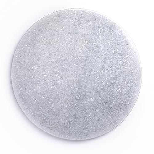 White Marble Chakla, high- Quality Marble Ring Base Rolling Board Serves Multiple Purposes (9)