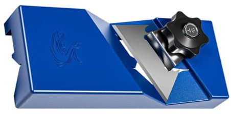 45° Wood Chamfering Machine Manual Double Slot Planer for Wood Gypsum ABS, 5.83 Professional Trimming Tool for Precise Bevel Cuts