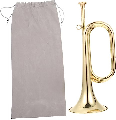 Abaodam 1 Set Trompeten-Hörner für Anfänger, leichtes Blasinstrument aus Messing, für Schulband, Orchester, Verarbeitung, inklusive Tragetasche