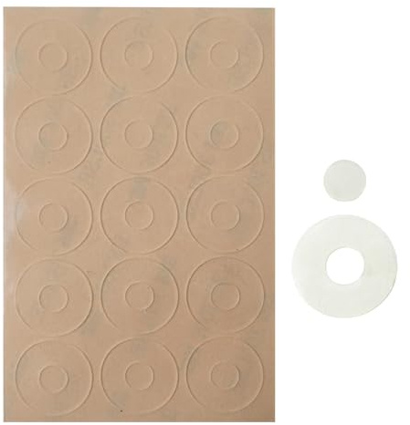 Rutschfeste Linealaufkleber - Anti-Rutsch Silikonpads, Lineal Klebepunkte | 30 Stück Transparente Rutschhemmende Silikonringe Für Quilt-Schablonen, Zuschneidelineale, Hochtransparente Punkte Für Patch