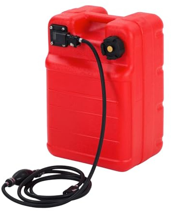 24L Marine Tank, Portable Tank Outboard Marine Boat Tanks, Boat Gas Can with Line & I-Shaped Handle