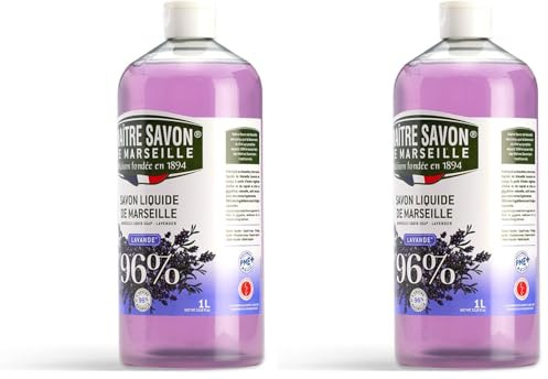 Savon liquide Lavande 1 L (Packung mit 2)