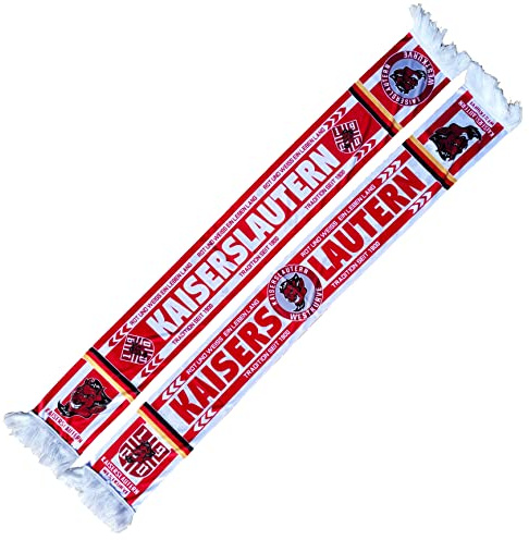 Kaiserslauter Schal (Seidenschal) ROT UND WEISS EIN LEBEN LANG