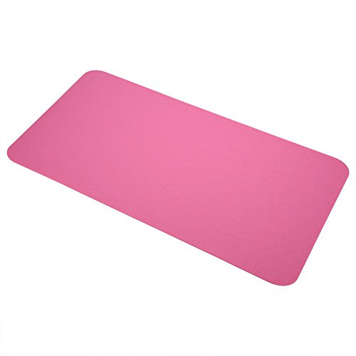 Home Tischunterlage, Schreibtischunterlage Filz Sichere -Statische Und -Kratzfeste Tischunterlage Schreibtisch Büro-Schreibtischunterlage Für Das Bürogeschäft(Pink)