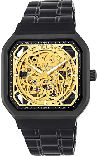 TOUS Watches d-Bear Reloj para Mujer Analógico de Automático con Brazalete de Acero Inoxidable 200351032