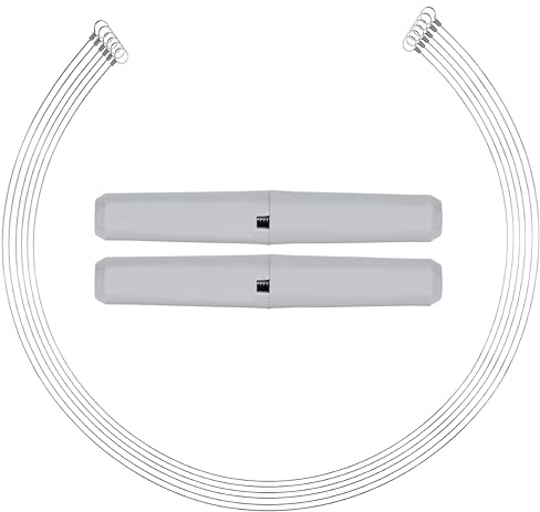 ANDUSTRIAL Stainless Steel Cheese Cutting Replacement Wires For Soft and Hard Cheese - Easy to Use and Clean- 6 Wires 36 + 1 Pair Egronomic Plastic Handle