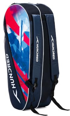 HUNDRED Ideal Badminton and Tennis Racquet Kit Bag (
