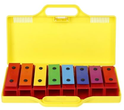 Glockenspiel 8 Noten Chromatische Resonatorglocken Xylophon Percussion Musikinstrumente