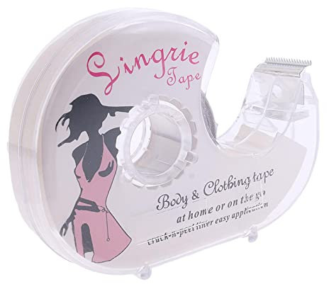 Tiuimk Doppelseitiges Dessous-Klebeband für Kleidung, Kleid, Körper, Hochzeit, Abschlussball, Kristall