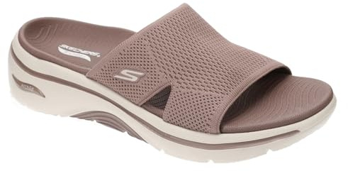 Skechers dam Go Walk Arch Fit 2.0 Sandal Dakota Sandal, Brun textil, 40 EU